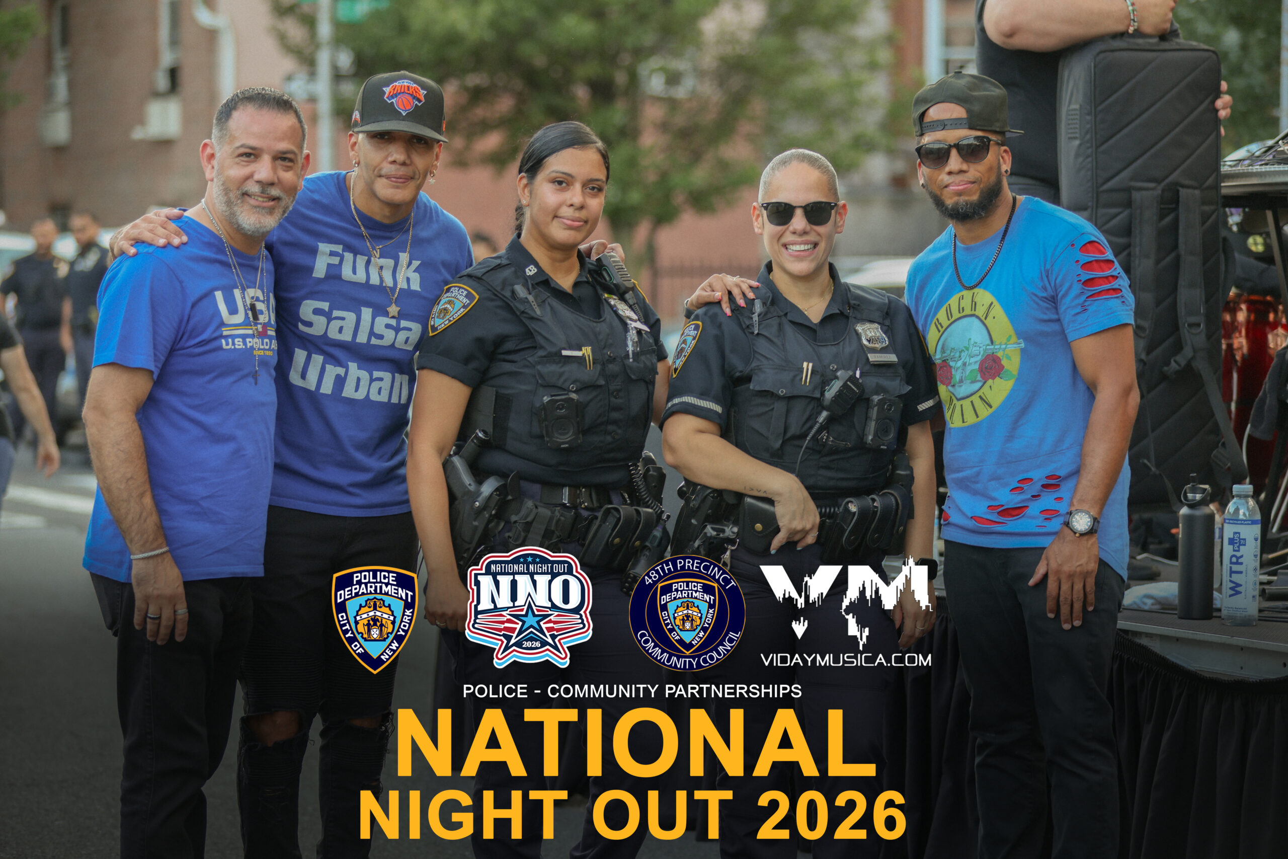 NYPD 48th Precinct National Night Out 2026 Bronx photo by Charles Diaz